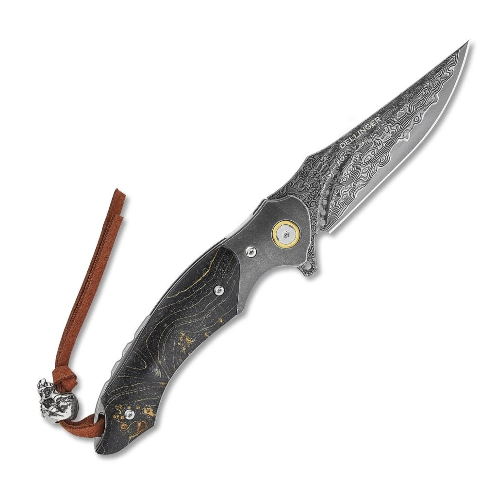 foto Zav�rac� n�� Dellinger Paiku, dama�kov� ocel VG-10 Black & stabilizovan� javor